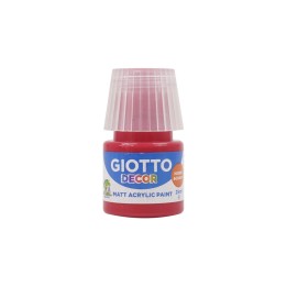 GIOTTO DECOR ACRYLIC 25ML ROSSO CARMINIO