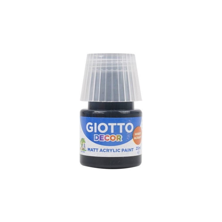 GIOTTO DECOR ACRYLIC 25ML NERO