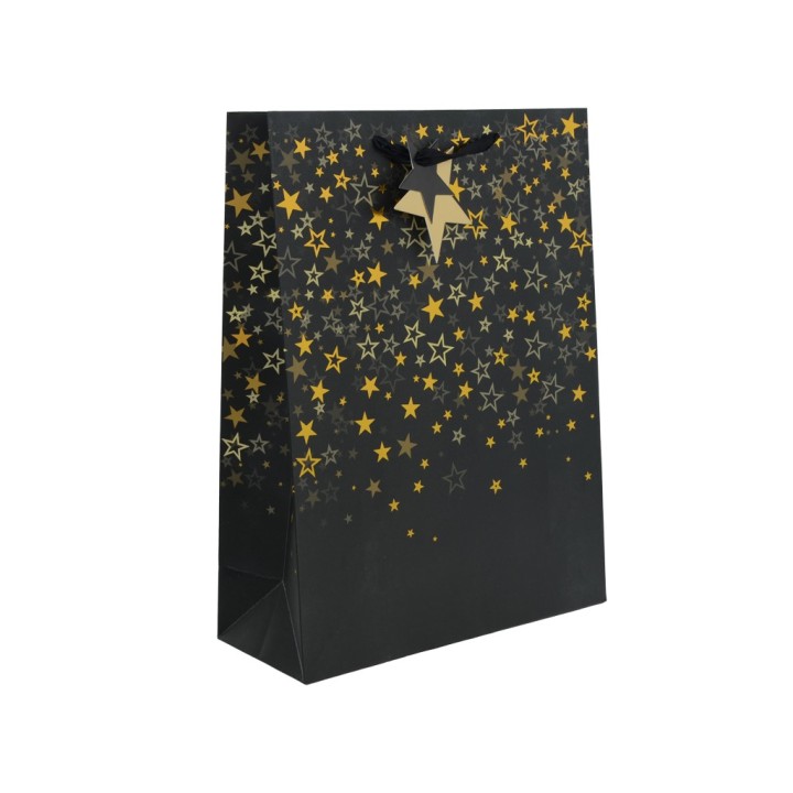 BUSTA REGALO STELLE 23x18x10cm
