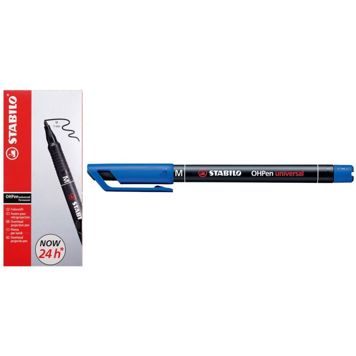 STABILO PENNARELLO OHP PUNTA M BLU