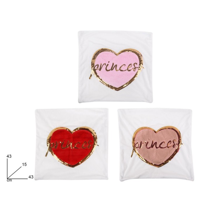 CUSCINO CUORE PRINCESS CM 43X43