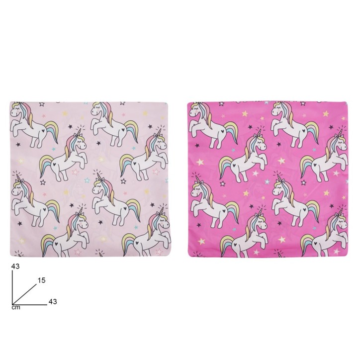 CUSCINO UNICORNO CM 43X43
