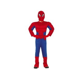 COSTUME SUPEREROE MUSCOLOSO ROSSO 10-12A