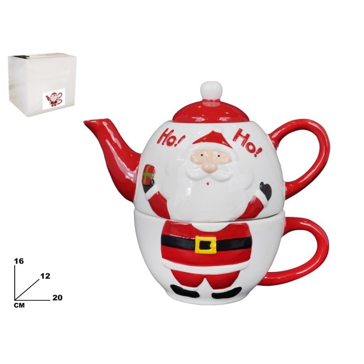 TEIERA DECORATIVA BABBO NATALE