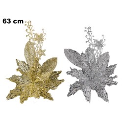 FIORI NATALIZI 2 ASST. ORO - ARGENTO