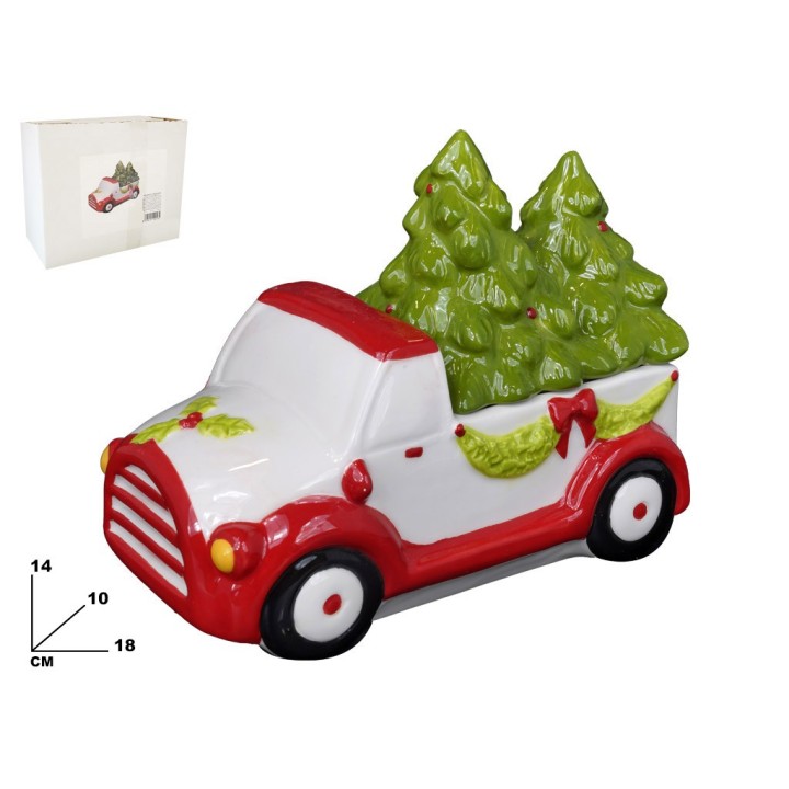 CONTENITORE DECORATIVO NATALIZIO AUTO