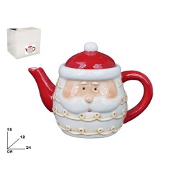 TEIERA DECORATIVA NATALIZIA BABBO NATALE