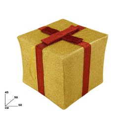 PACCO REGALO CM 50x50x45 ORO