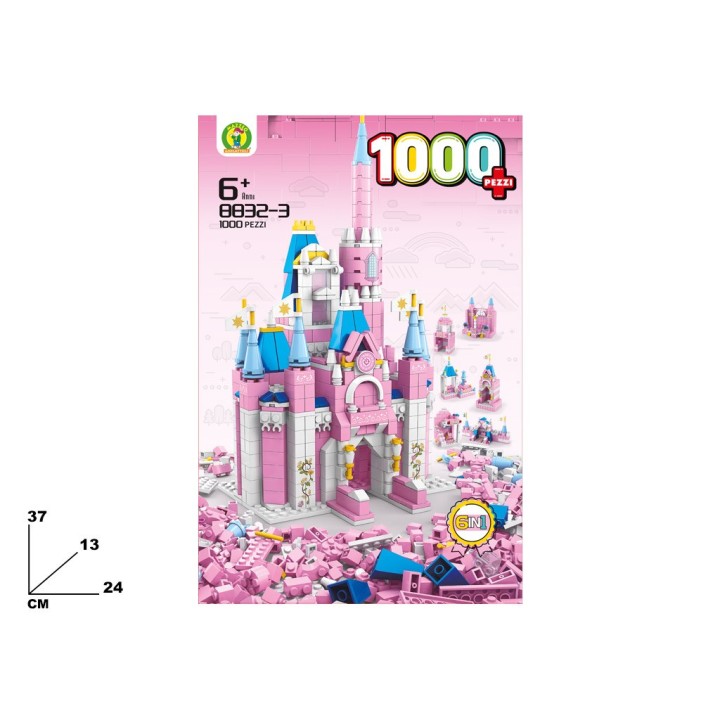 COSTRUZIONI CASTELLO PRINCIPESSA 1000 PZ