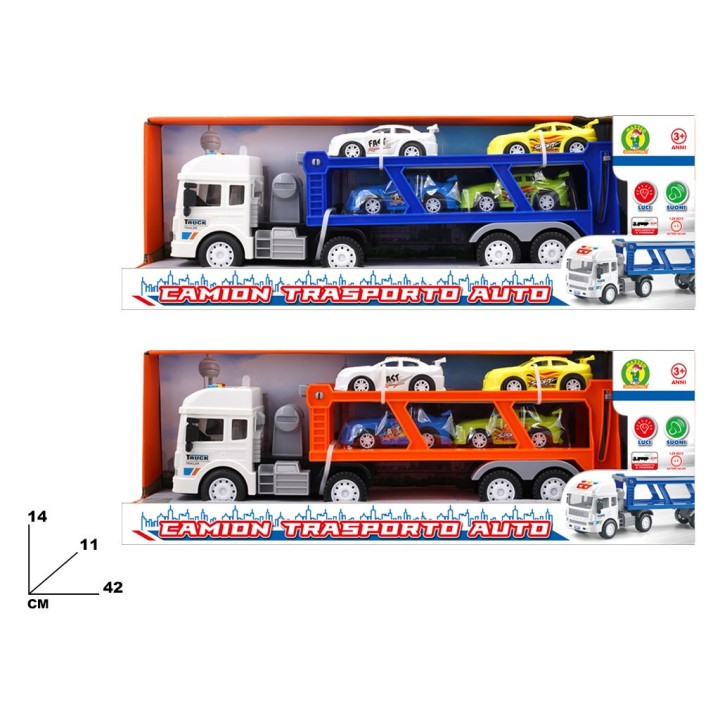 CAMION TRASPORTO AUTO CON SUONI
