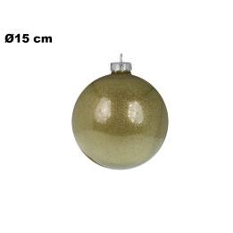 SFERA NATALIZIA DIA 15 CM-ORO