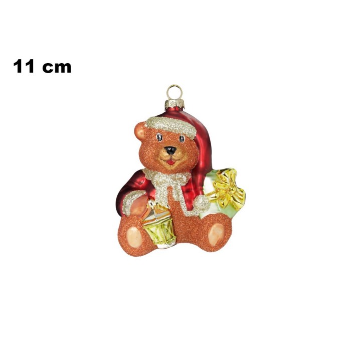 DECORAZIONE ORSETTO GLITTER