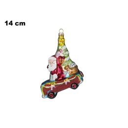 DECORAZIONE BABBO NATALE IN MACCHINA