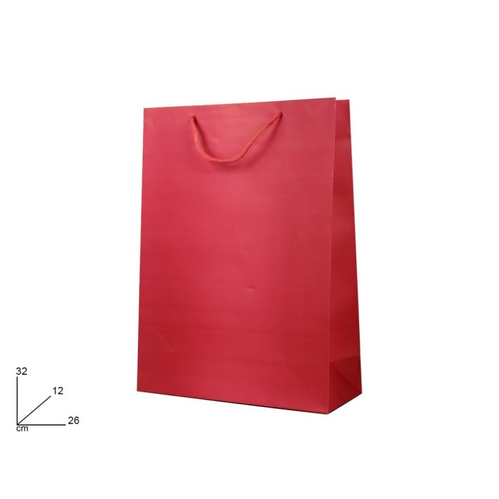 BUSTA ROSSA 32x26x12 CM