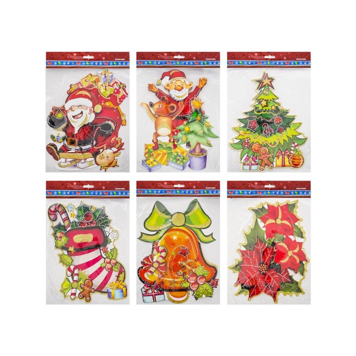 STICKER NATALIZI 6 ASSORTIMENTI