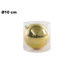 SFERA ORO 10 CM IN PVC BOX