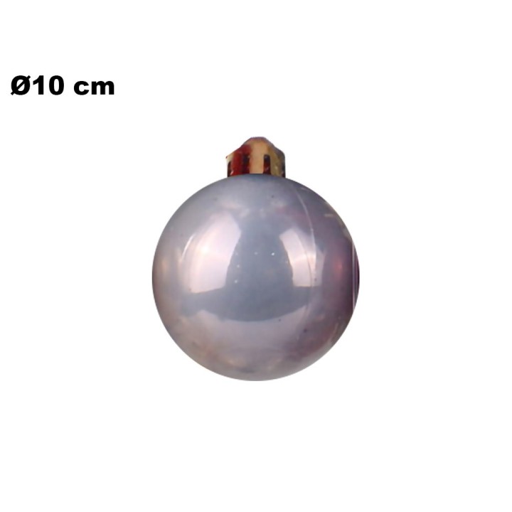 SFERA SILVER 10 CM IN PVC BOX