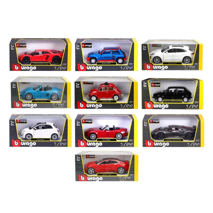 BURAGO 1:24 ASS. AUTO SPORTIVE 18-20001