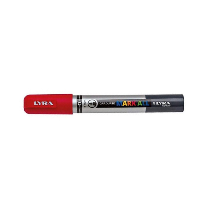 LYRA PENNARELLO MARK ALL ROSSO 2MM