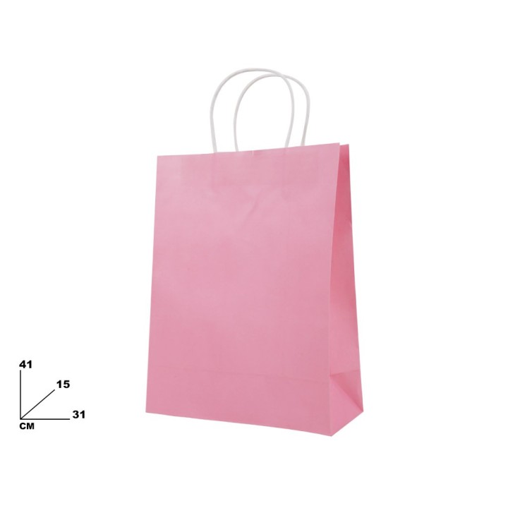 BUSTA ROSA 31x41x15CM