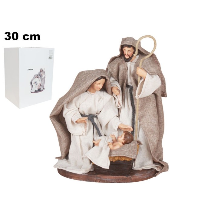 SET NATIVITA' 3 PZ CM 30 IN TESSUTO