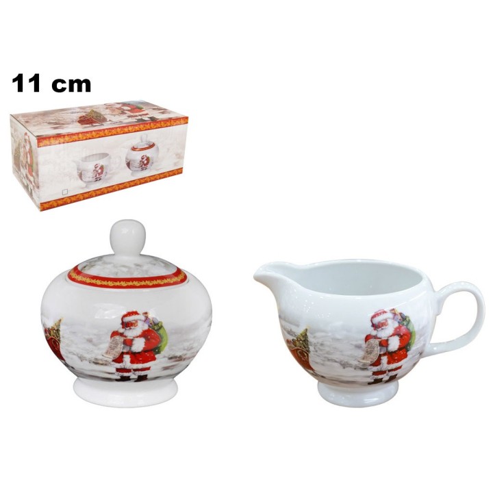 SET ZUCCHERIERA DECORATIVO NATALIZI