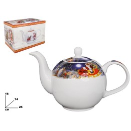 TEIERA CON COPERCHIO DECORATIVO NATALIZI
