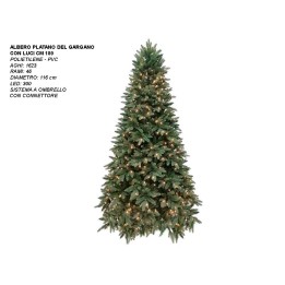 ALBERO PLATANO DEL GARG. CON LUCI 180CM