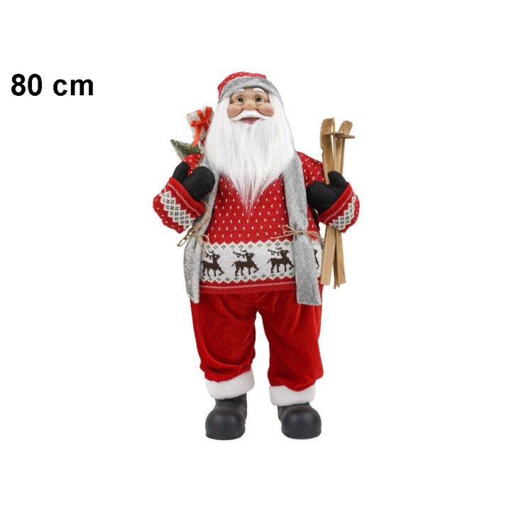 BABBO NATALE CON SCI CM 80