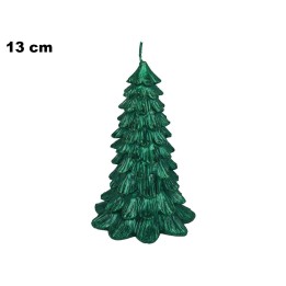 CANDELA ALBERO 13 CM VERDE