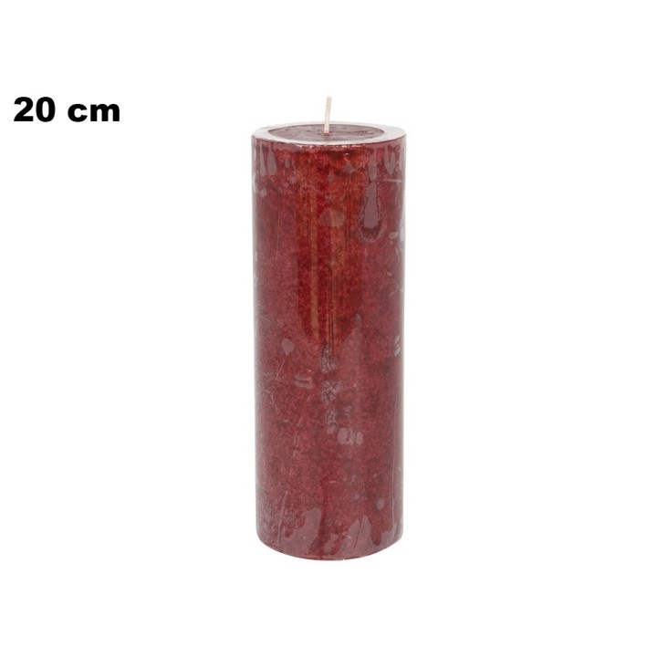 CANDELA ROSSA 20 CM
