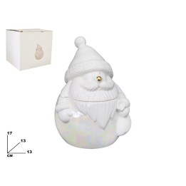 CONTENITORE BABBO NATALE 18 CM