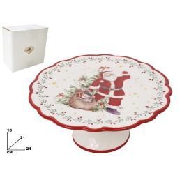 ALZATINA BABBO NATALE DECORAT NATALIZIA