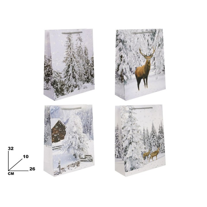BUSTA NATALE 26X32X10CM
