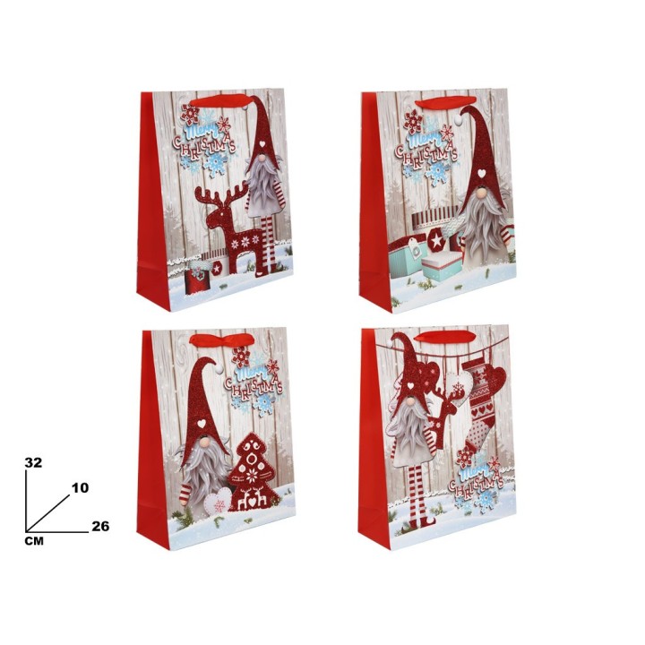 BUSTA NATALE 26X32X10 CM