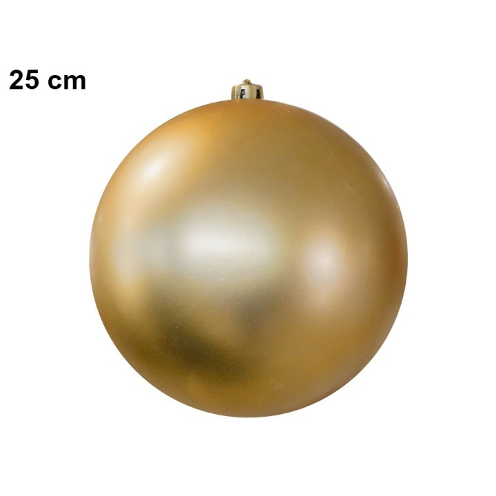 SFERA ORO SATINATA 25 CM