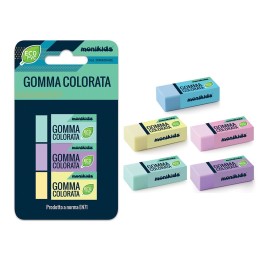GOMMA ECO-PVC 3PZ COL. ASS. 26NIK054/BL