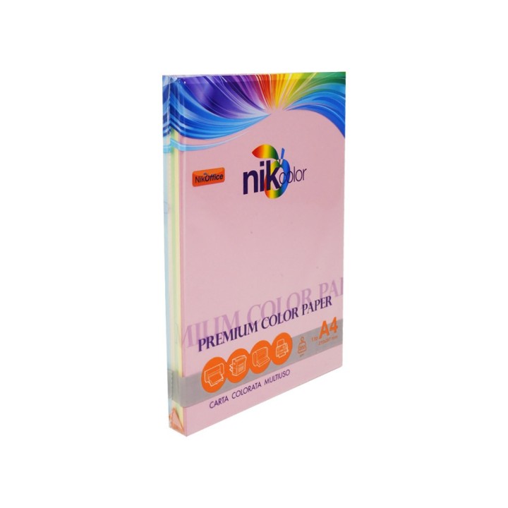 CARTA COLORATA A4 100 FG 200GR COL.PAST.