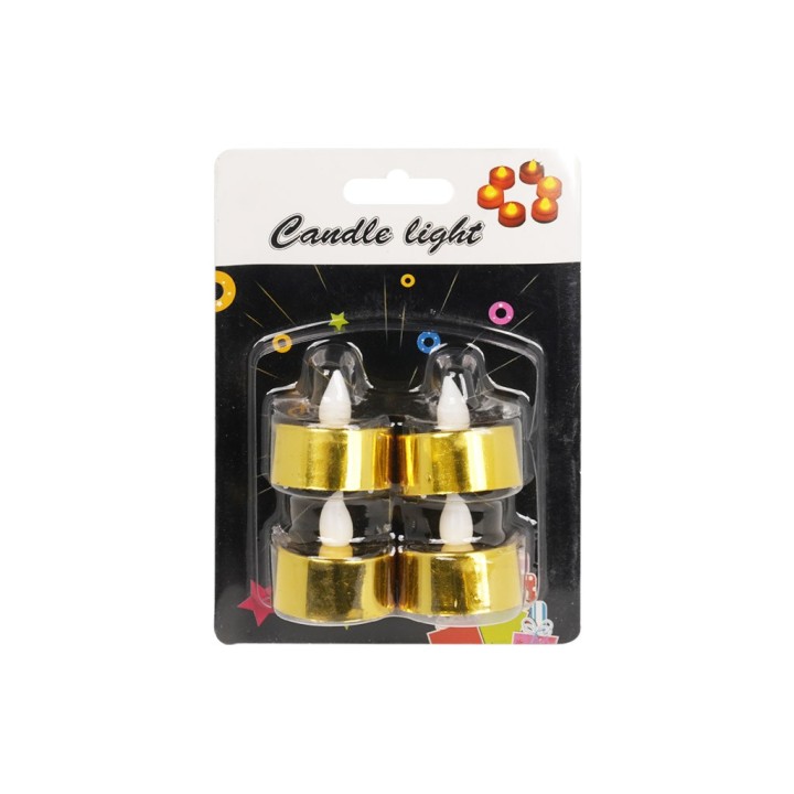 SET CANDELE IN PLASTICA