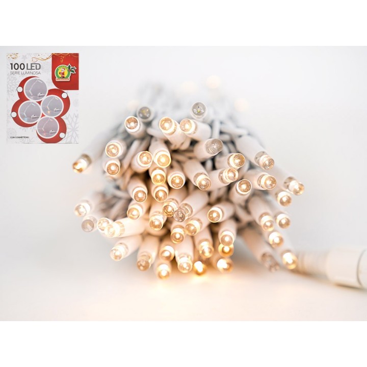 SERIE 100LED 11.5m LUCE CALDA 20%CALDO