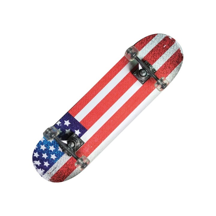 SKATEBOARD TRIBE PRO USA FLAG