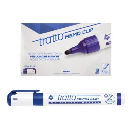 TRATTO MEMO CLIP BLU 851801