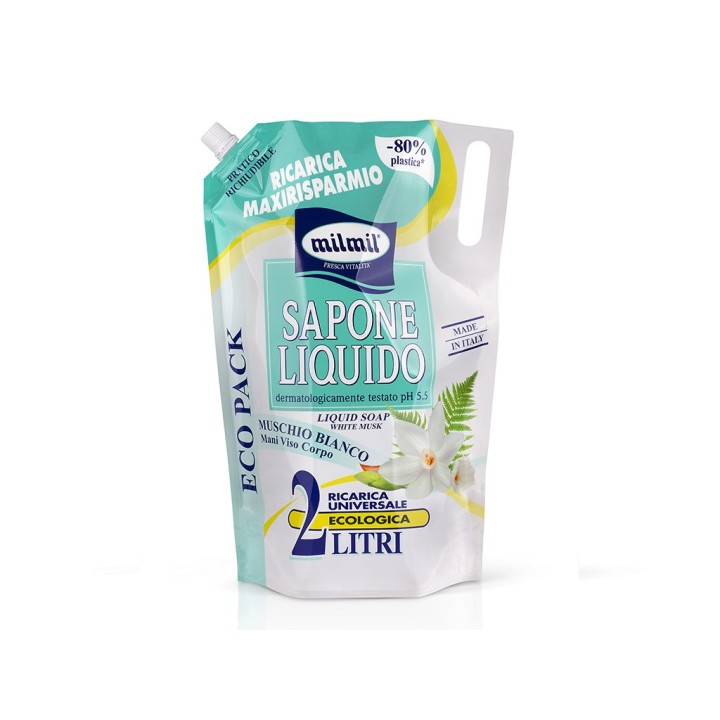 MILMIL BUSTA SOAP MUSCHIO BIANCO 2L