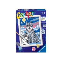 CREART SERIE LUPI CHIARO DI LUNA
