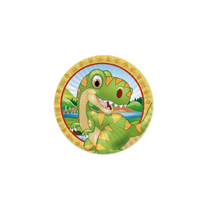 8 PIATTI CM.18 JURASSIC