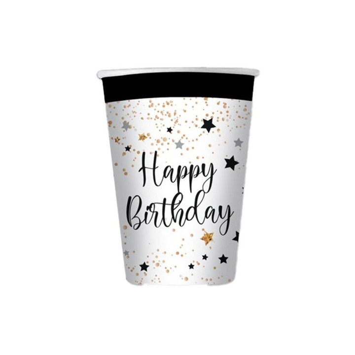 8 BICCHIERI CC.200 HAPPY BIRTHDAY