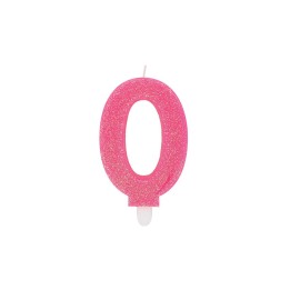 NUM. 0 DI CERA SWEETY FUXIA GLITTER