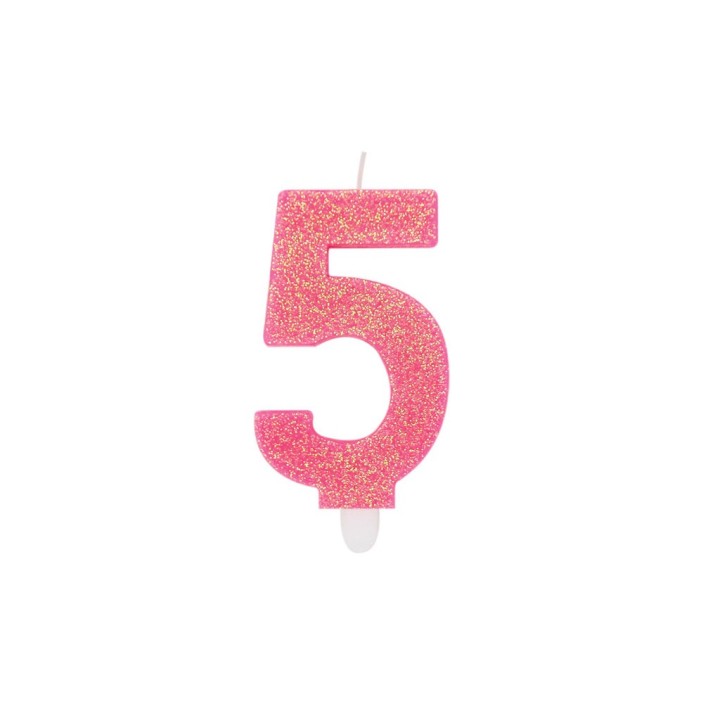 NUM. 5 DI CERA SWEETY FUXIA GLITTER