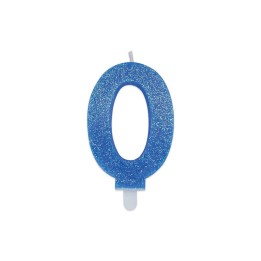 NUM. 0 DI CERA SWEETY CELESTE GLITTER