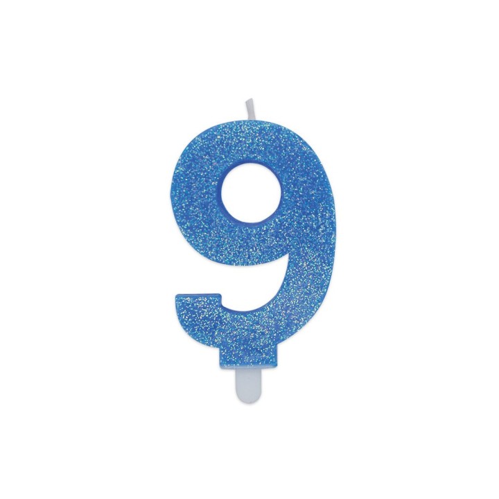 NUM. 9 DI CERA SWEETY CELESTE GLITTER